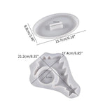 Christmas Tree Photo Frame Epoxy Resin Mold with Bracket