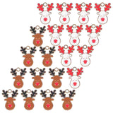 20PCS Christmas Elk Pendant Alloy Necklace Bracelet DIY Charms