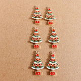 10pcs Christmas Tree Charms Pendants for Jewelry Making Crafts