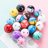 10PCS Christmas Bells 40mm Metal Stars Jingle Bells Decoration Pendants DIY