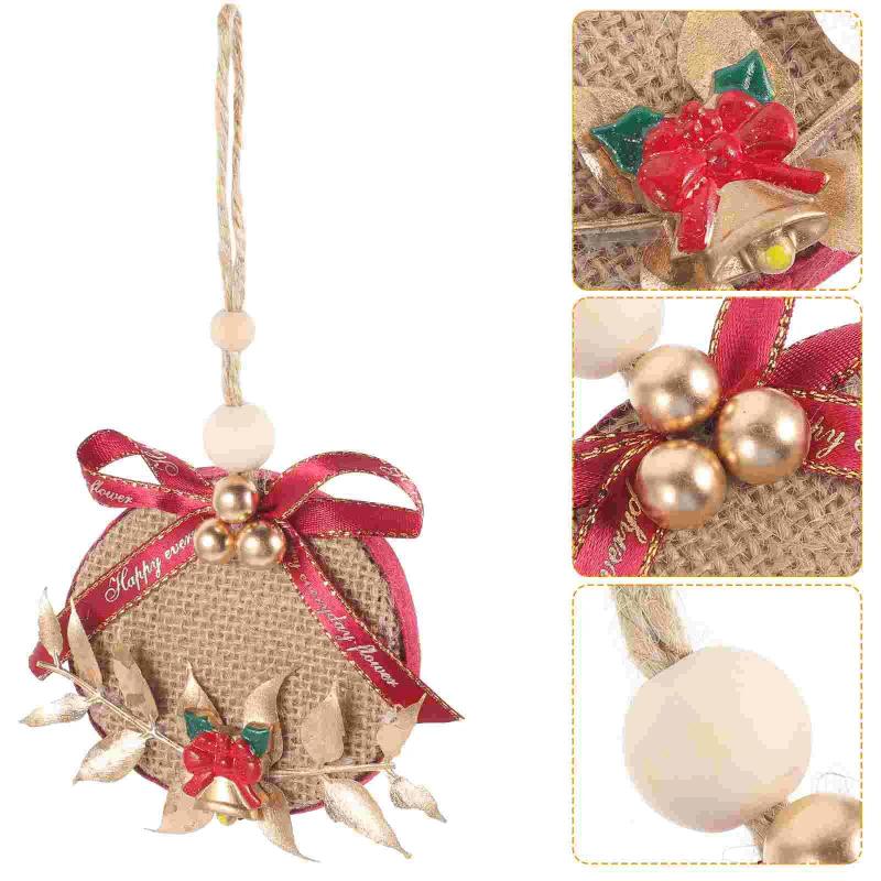 Xmas Hanging Decoration Wooden Decor Pendant Party Ornament