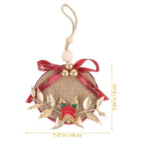 Xmas Hanging Decoration Wooden Decor Pendant Party Ornament