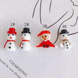Christmas Pendant Santa Claus Snowman Tree Decoration 1PCS