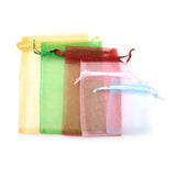25pcs Organza Drawstring Bags Christmas Candy Gift Sachets