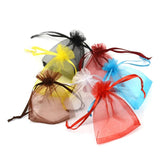 25pcs Organza Drawstring Bags Christmas Candy Gift Sachets