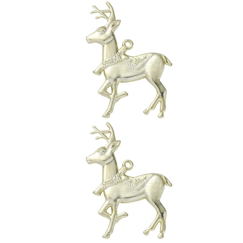 30 Pcs Cedar Tree Pendant Xmas Adornment DIY Craft Accessory Necklace Christmas