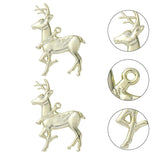 30 Pcs Cedar Tree Pendant Xmas Adornment DIY Craft Accessory Necklace Christmas
