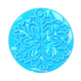 Rainbow Snowflake Silicone Mold for Resin Keychain Epoxy Molds Christmas Decor