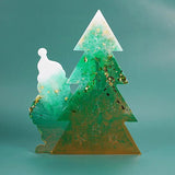 DIY Crystal Epoxy Resin Mold Christmas Tree Santa Claus Decoration