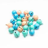 20PCS Copper Loose Metal Beads Jingle Bells DIY Crafts Christmas Decor Pendants