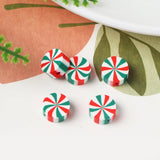 Christmas Polymer Clay Beads For DIY Jewelry Earrings Bracelets Decoration