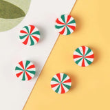 Christmas Polymer Clay Beads For DIY Jewelry Earrings Bracelets Decoration