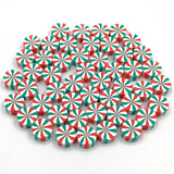 Christmas Polymer Clay Beads For DIY Jewelry Earrings Bracelets Decoration
