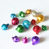 200Pcs Jingle Bells Aluminum Beads for DIY Crafts/Decoration