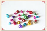 200Pcs Jingle Bells Aluminum Beads for DIY Crafts/Decoration