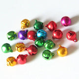 200Pcs Jingle Bells Aluminum Beads for DIY Crafts/Decoration