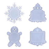 Christmas Photo Frame Epoxy Resin Silicone Molds DIY Craft Supplies