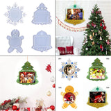 Christmas Photo Frame Epoxy Resin Silicone Molds DIY Craft Supplies