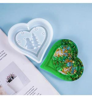 Christmas Tree Snowman Silicone Mold for Resin Decoration