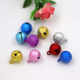 30pcs Multicolor 14mm Copper Jingle Small Bells for Crafts DIY Jewelry
