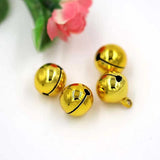 30pcs Multicolor 14mm Copper Jingle Small Bells for Crafts DIY Jewelry
