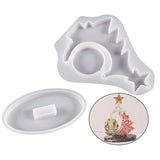 Christmas Tree Photo Frame Silicone Mold for Epoxy Resin DIY Crystal Ornament
