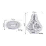 Christmas Tree Photo Frame Silicone Mold for Epoxy Resin DIY Crystal Ornament