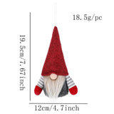 Santa Claus Doll Room Hanging Ornament for Christmas Party