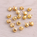 300 Pcs/Lot 6*8mm Christmas Bells Mix Colors Loose Beads Small Jingle Bells