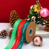 25 Yd Flower Ribbon - Floral Baking Decoration - Christmas Wrapping Ribbon