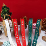 25 Yd Flower Ribbon - Floral Baking Decoration - Christmas Wrapping Ribbon