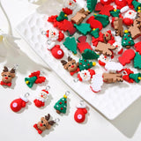 10PCS Christmas Cartoon Charms DIY Jewelry Pendants