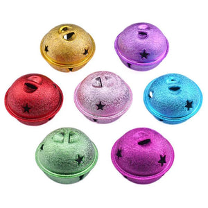 5Pcs Metal Bells Jingle Ball Christmas Wedding Decoration DIY Crafts