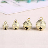 20pcs Matte Copper Small Jingle Bells Xmas Tree Decoration Diy Crafts