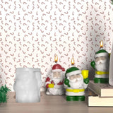 Christmas Santa Silicone Mold Festive Decoration Plaster Drop