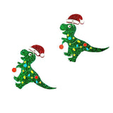 Dinosaur Earrings Pendants Christmas Ear Ornaments Decor