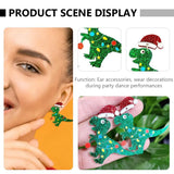Dinosaur Earrings Pendants Christmas Ear Ornaments Decor