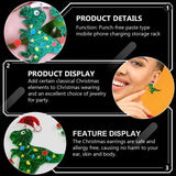 Dinosaur Earrings Pendants Christmas Ear Ornaments Decor