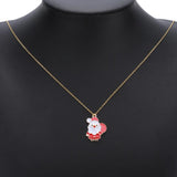 Enamel Colorful Drop Charms DIY Xmas Tree Jewelry Bracelet