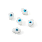 10pcs Santa Lampwork Beads for Jewelry Making DIY Crafts