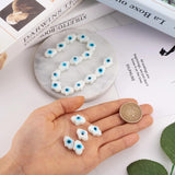 10pcs Santa Lampwork Beads for Jewelry Making DIY Crafts