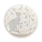 Cat Christmas Elk Pendant Crystal Epoxy Resin Mold Ornament Silicone Mould