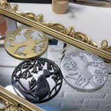 Cat Christmas Elk Pendant Crystal Epoxy Resin Mold Ornament Silicone Mould