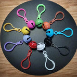 9Pcs 22mm Jingle Bell Keychain DIY Charms for Car Bag Buckles Party Decor