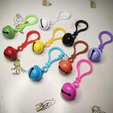9Pcs 22mm Jingle Bell Keychain DIY Charms for Car Bag Buckles Party Decor