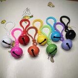 9Pcs 22mm Jingle Bell Keychain DIY Charms for Car Bag Buckles Party Decor