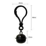 9Pcs 22mm Jingle Bell Keychain DIY Charms for Car Bag Buckles Party Decor
