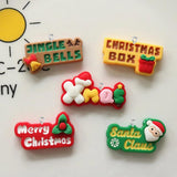 10PCS Christmas English Sign Charms for DIY Jewelry Decoration