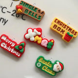 10PCS Christmas English Sign Charms for DIY Jewelry Decoration