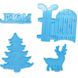 Christmas Deer Resin Mold for Holiday Decorations DIY